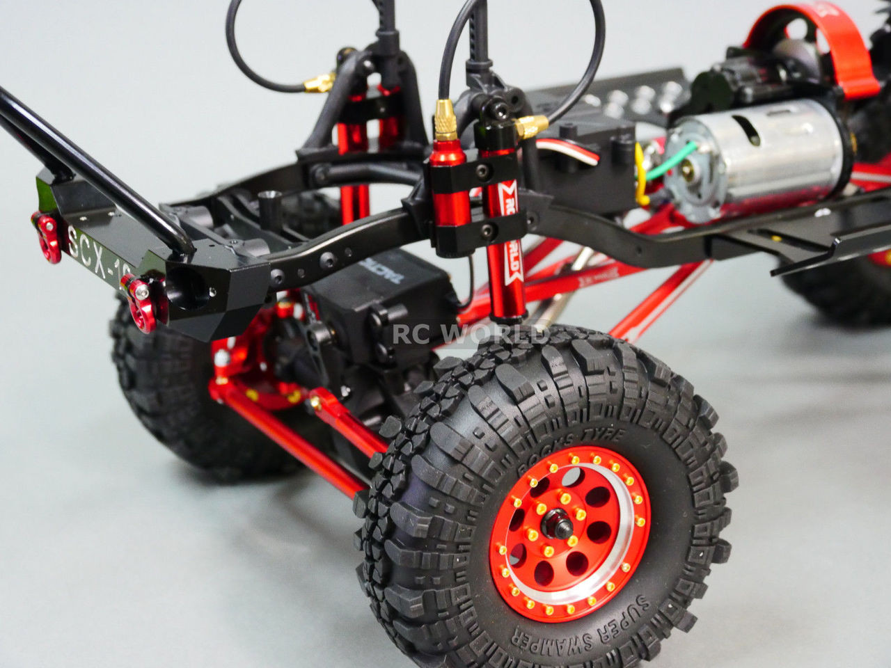 Axial SCX10 RC Truck Front BULL NOSE Metal BUMPER w/ Metal Handles
