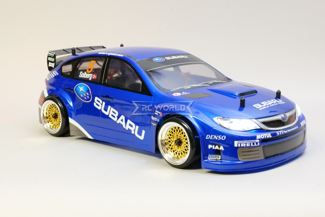 RC 1/10 Drift SUBARU STI RALLY WRC AWD Belt CAR RTR W/ LED LIGHTS