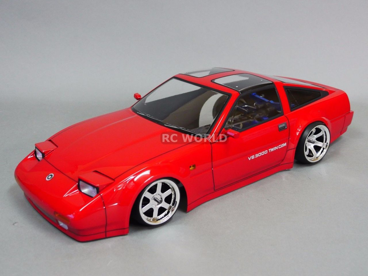 RC 1/10 DRIFT WHEELS Package 0 Degree 9 MM Offset 5 Spoke SILVER W