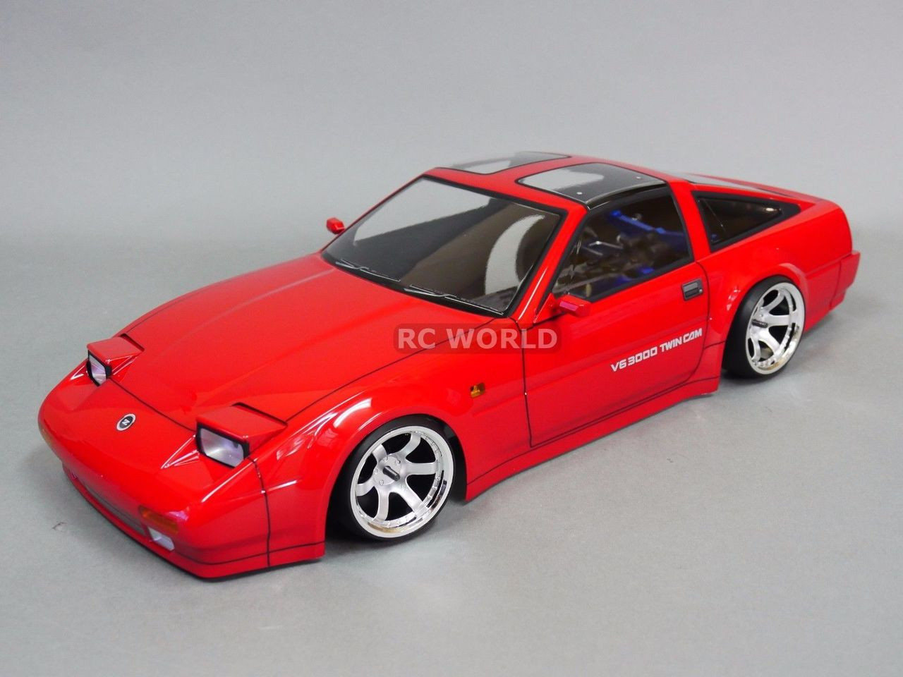 RC 1/10 DRIFT WHEELS Package 0 Degree 9 MM Offset 5 Spoke SILVER W