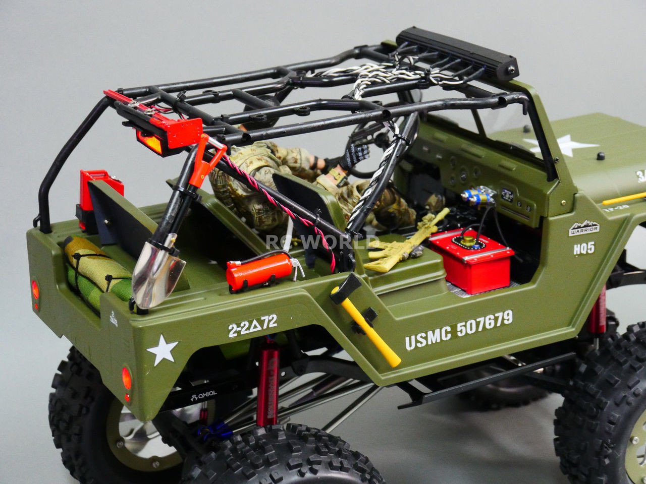 Killer Body RC Truck Body Shell 1/10 WARRIOR For SCX10 Crawler