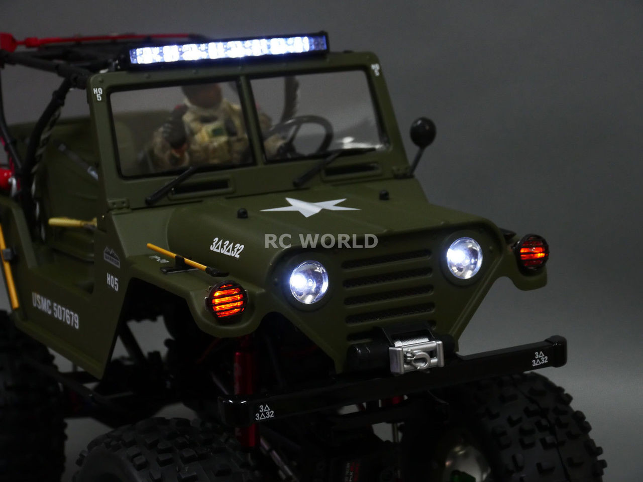 Killer Body RC Truck Body Shell 1/10 WARRIOR For SCX10 Crawler