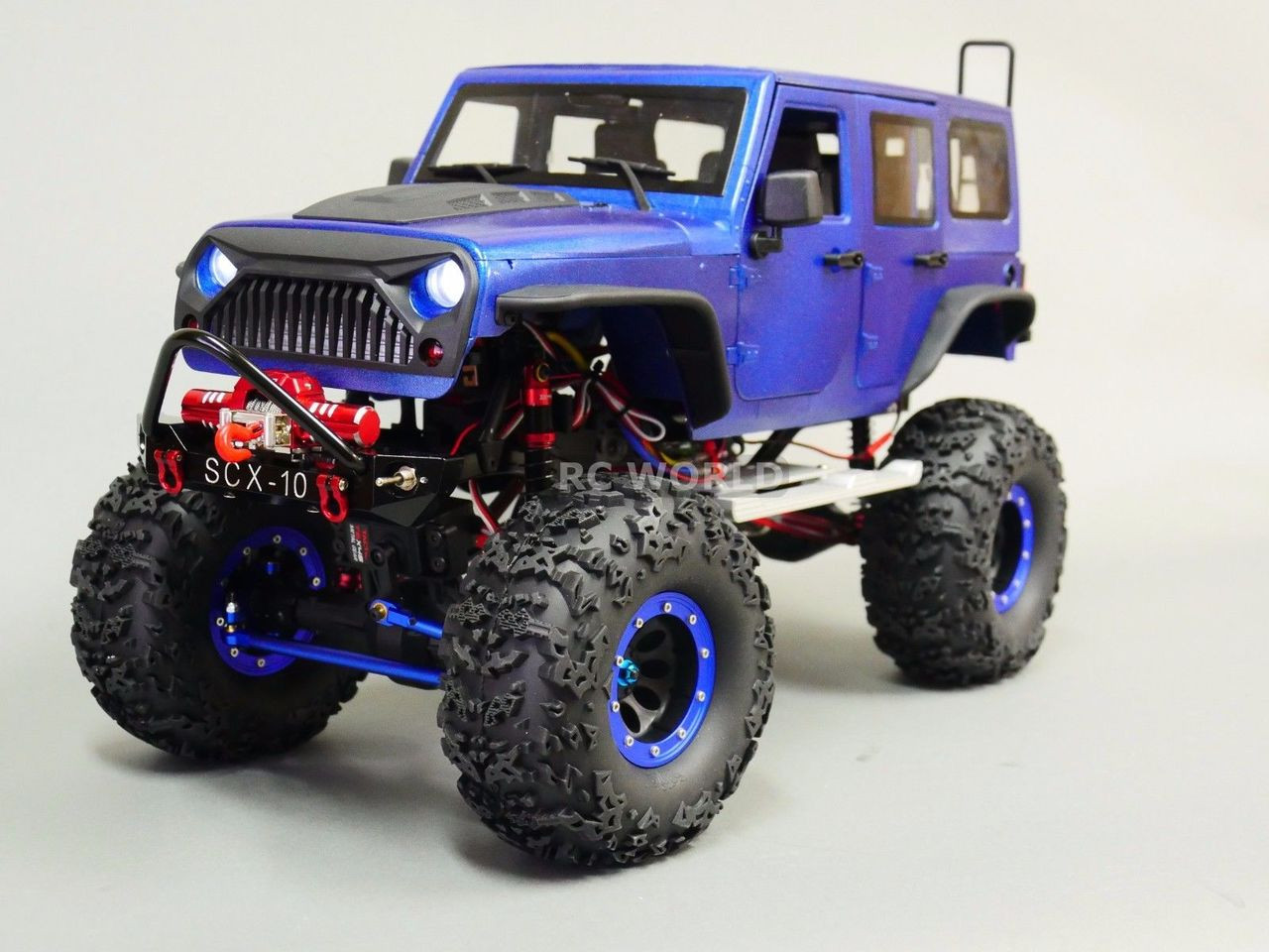 RC Scale Truck Body Shell 1/10 JEEP WRANGLER RUBICON Hard Body V 3