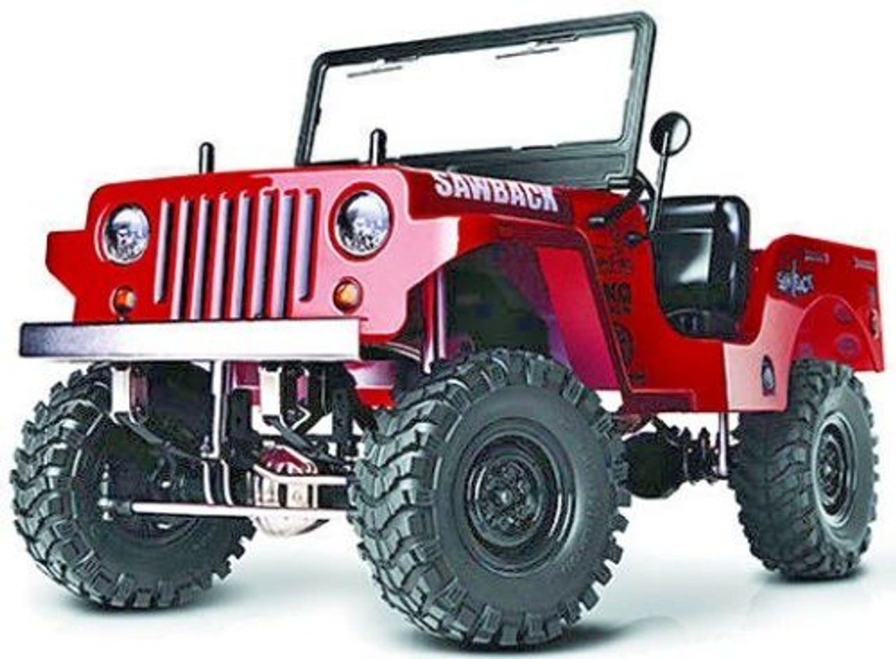 Rc Truck Body Shell 1 10 Sawback Jeep Wrangler Willys Military Jeep New