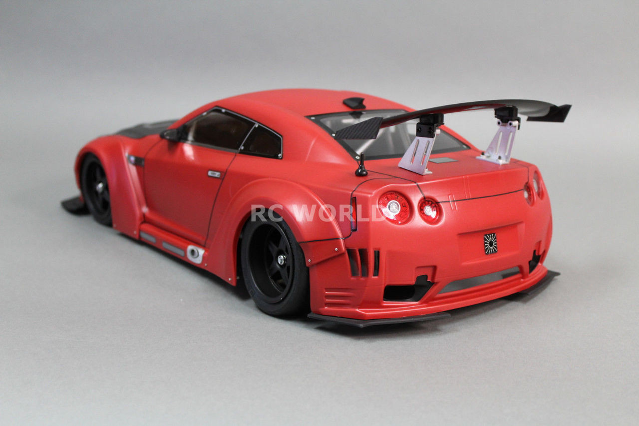 Rc 1/10 NISSAN GT-R Sumo Power Body Shell Rocket Bunny w/ Wide Kit
