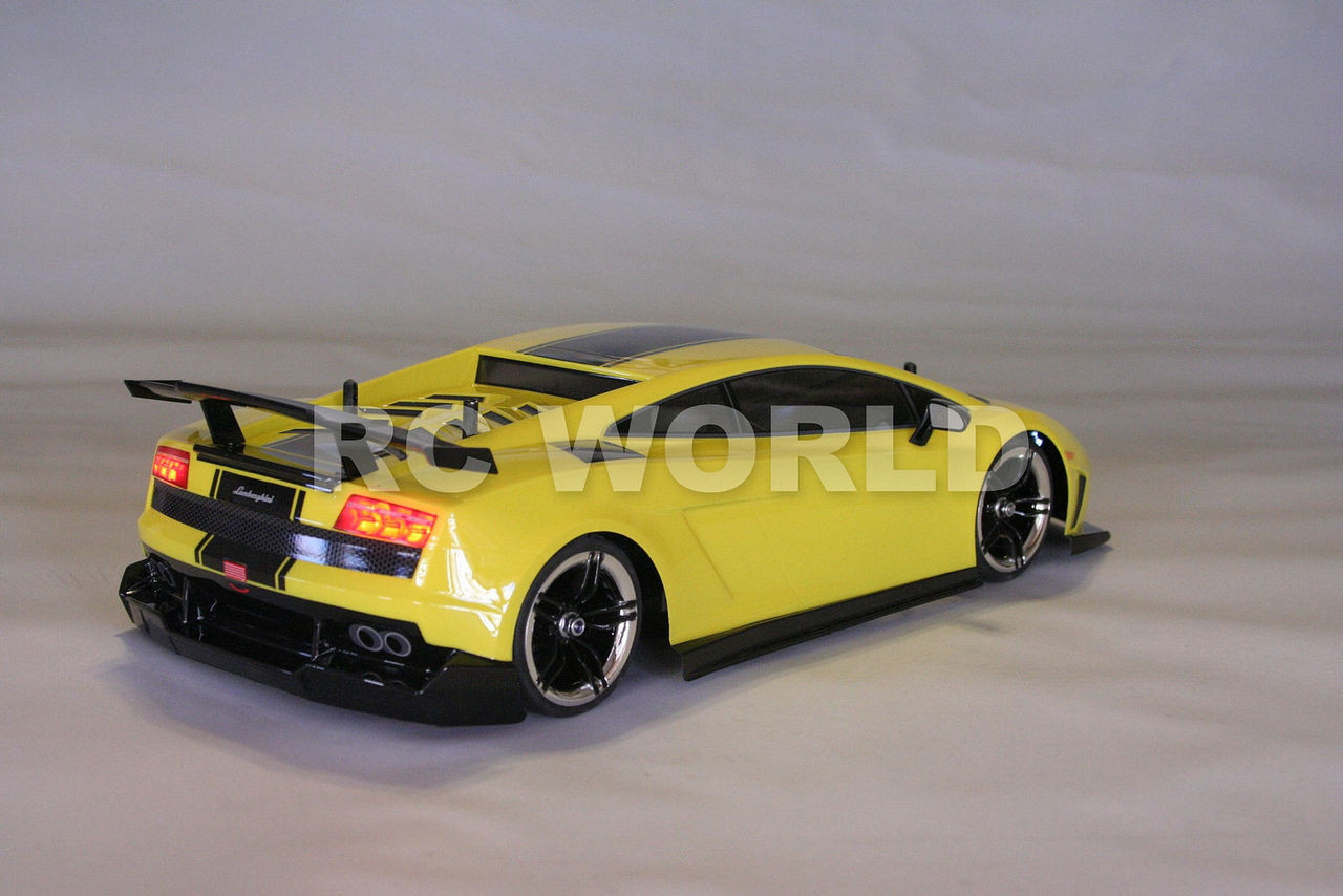 1/10 RC Car BODY Shell LAMBORGHINI GALLARDO 200 mm -CLEAR-