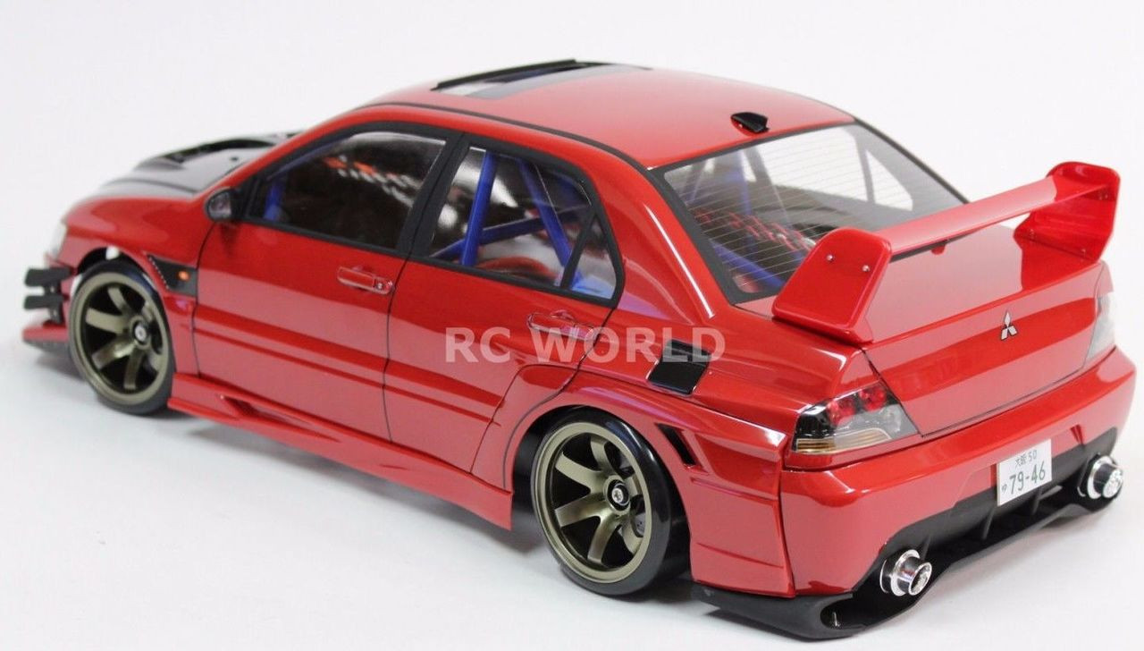 rc mitsubishi evo drift car