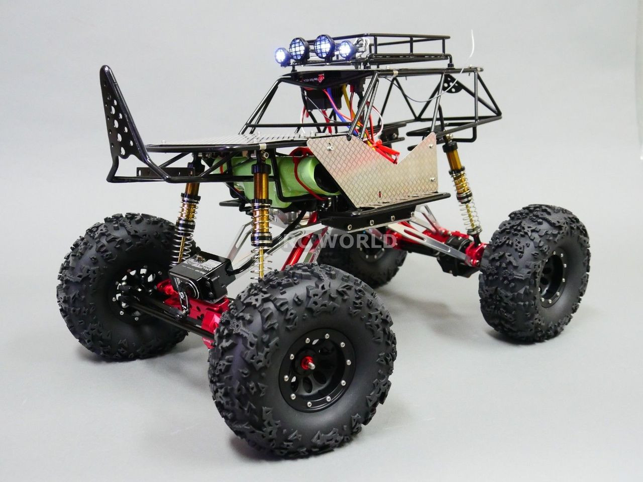 Custom AXIAL All METAL ROCK CRAWLER Bomber Wraith 2.2 Crawler 8.4V