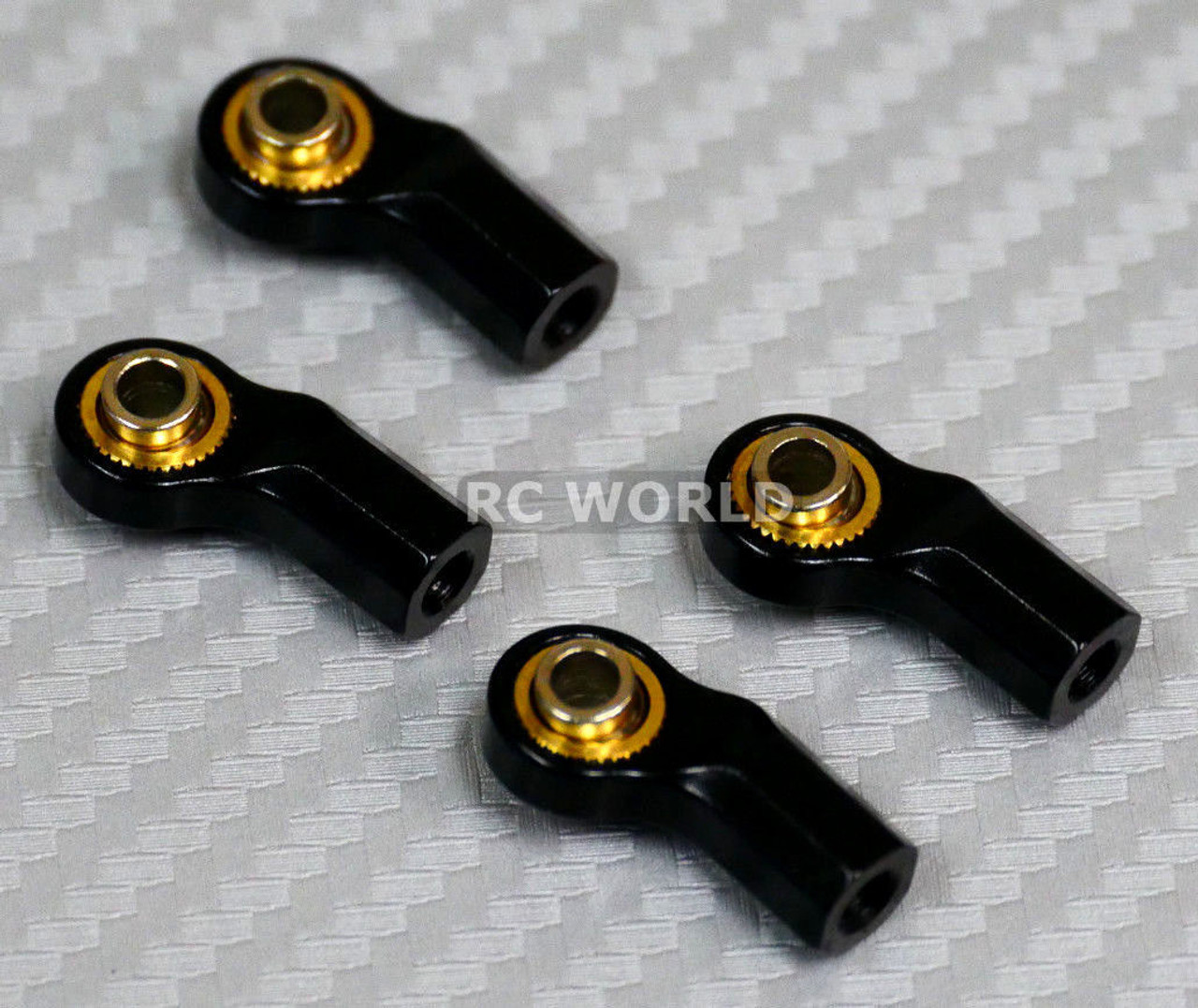 Aluminum Black M3 Rod End with Steel Ball (10)