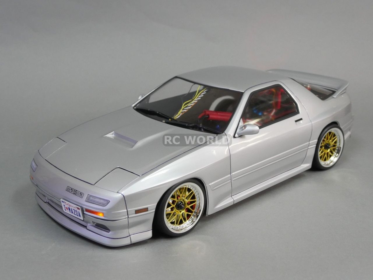 Custom 1/10 RC Drift MAZDA RX7 FC Pop Up Lights L.E.D Lights - RTR 