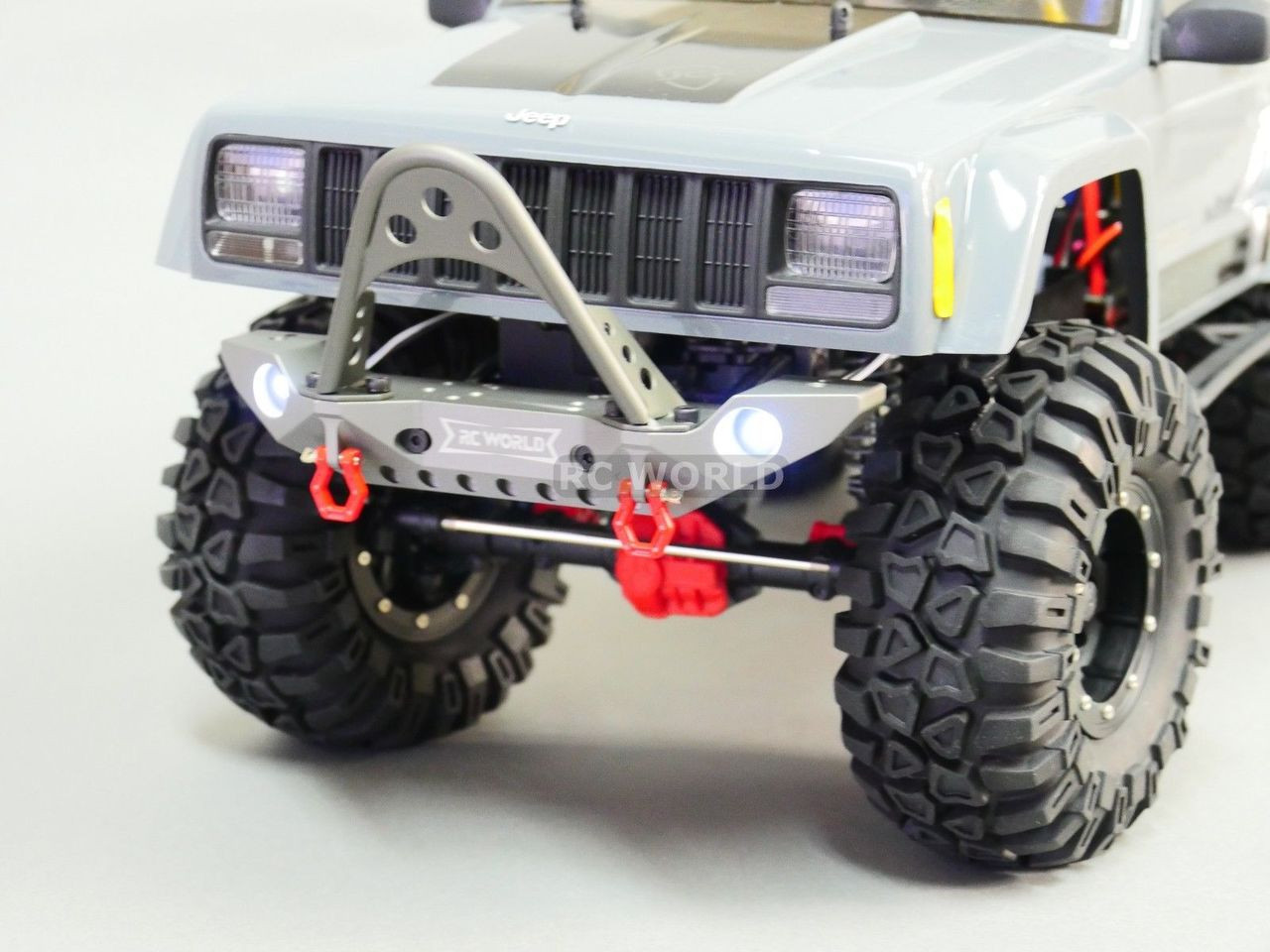 Paraurti Anteriore Posteriore Cingolato Radiocomandato Con Luci Led 196604170823 - Foto miniatura 6