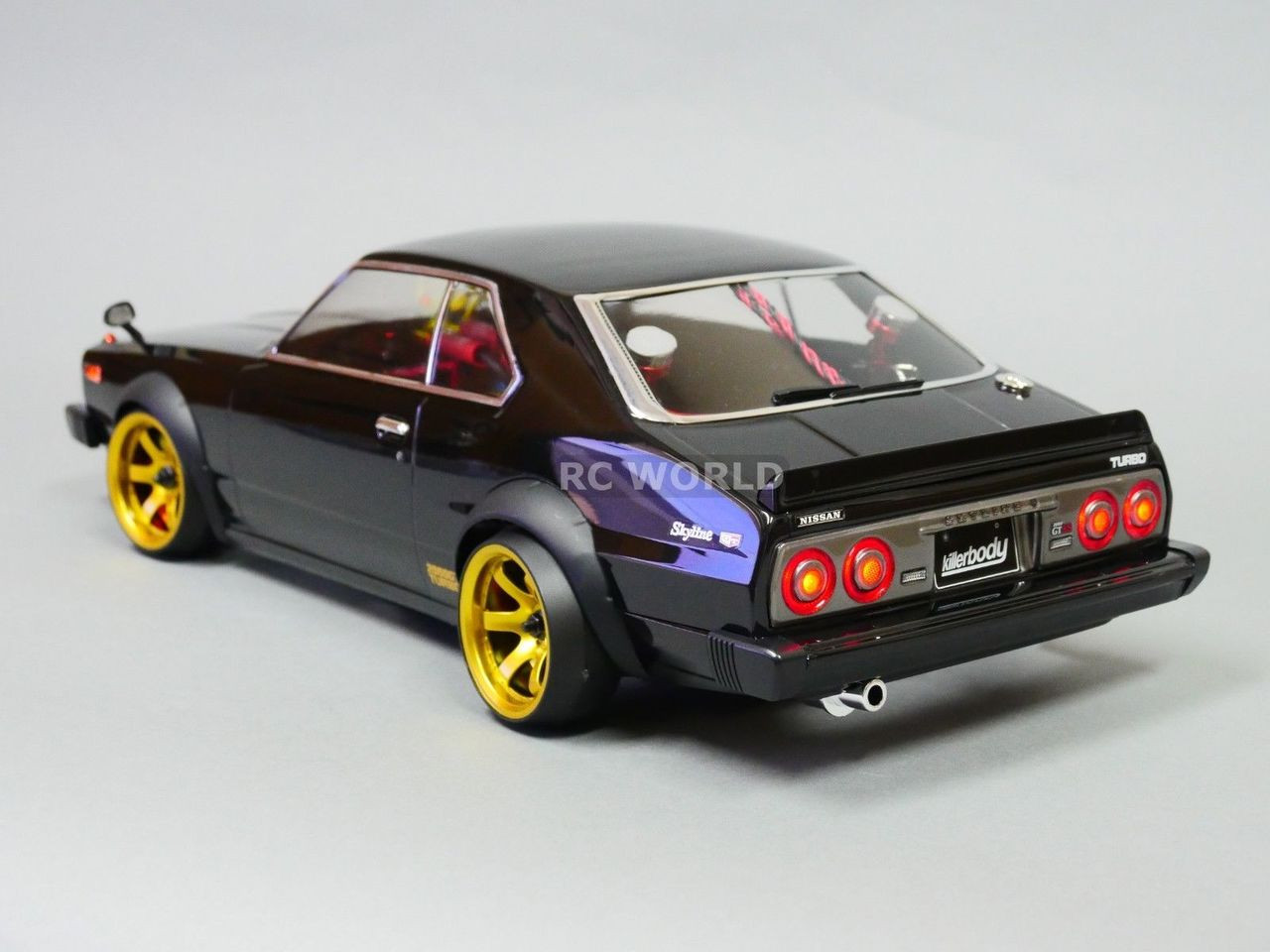 Custom RC 1/10 Drift NISSAN SKYLINE HT 2000 GTR AWD DRIFT