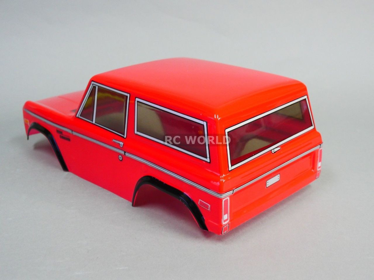 Rc Truck BODY SHELL 1/10 FORD BRONCO 252mm For Tamiya CC01 -RED