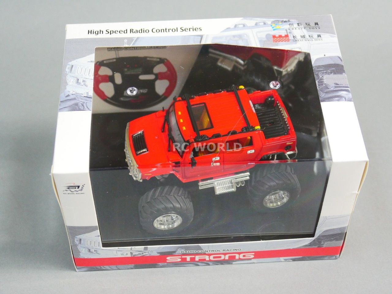 HUMMER ラジコン RC 1/43 Radio Control RC Micro Monster Truck HUMMER w/ LED Lights