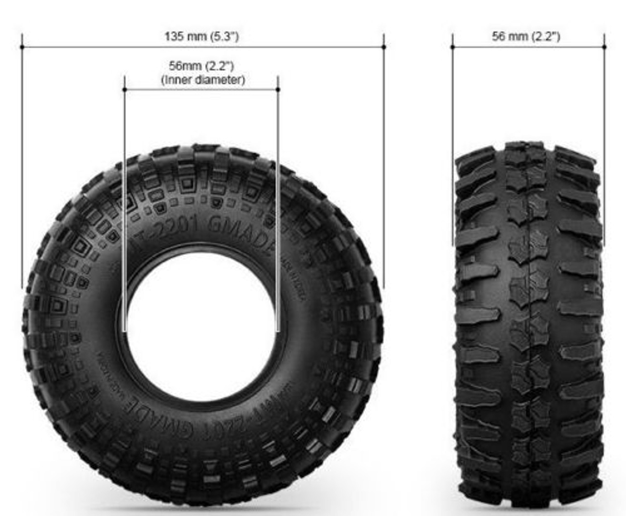 2.2 rc tires