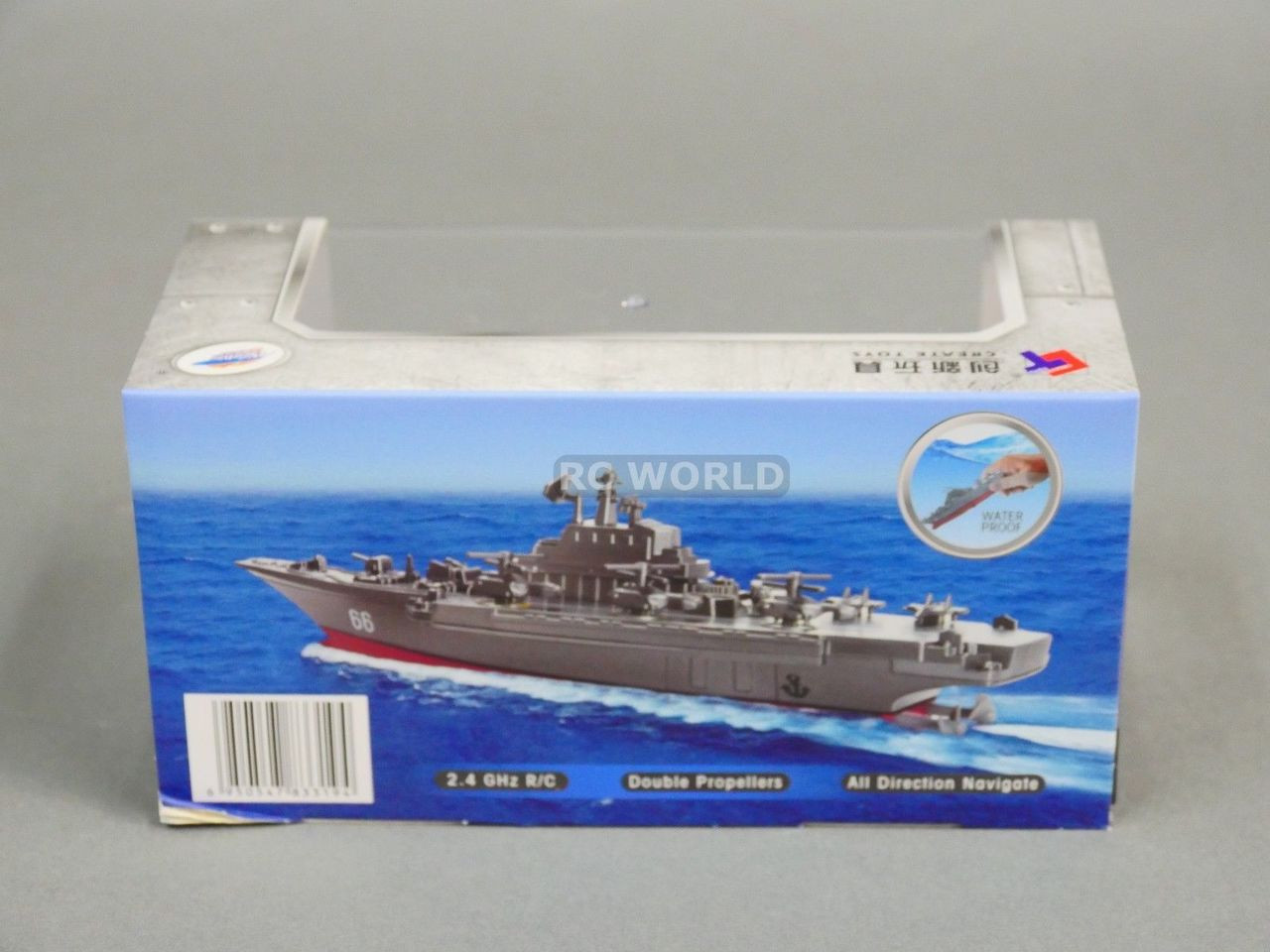 Remote Control RC Micro Boat AIRCRAFT CARRIER Navy Ship