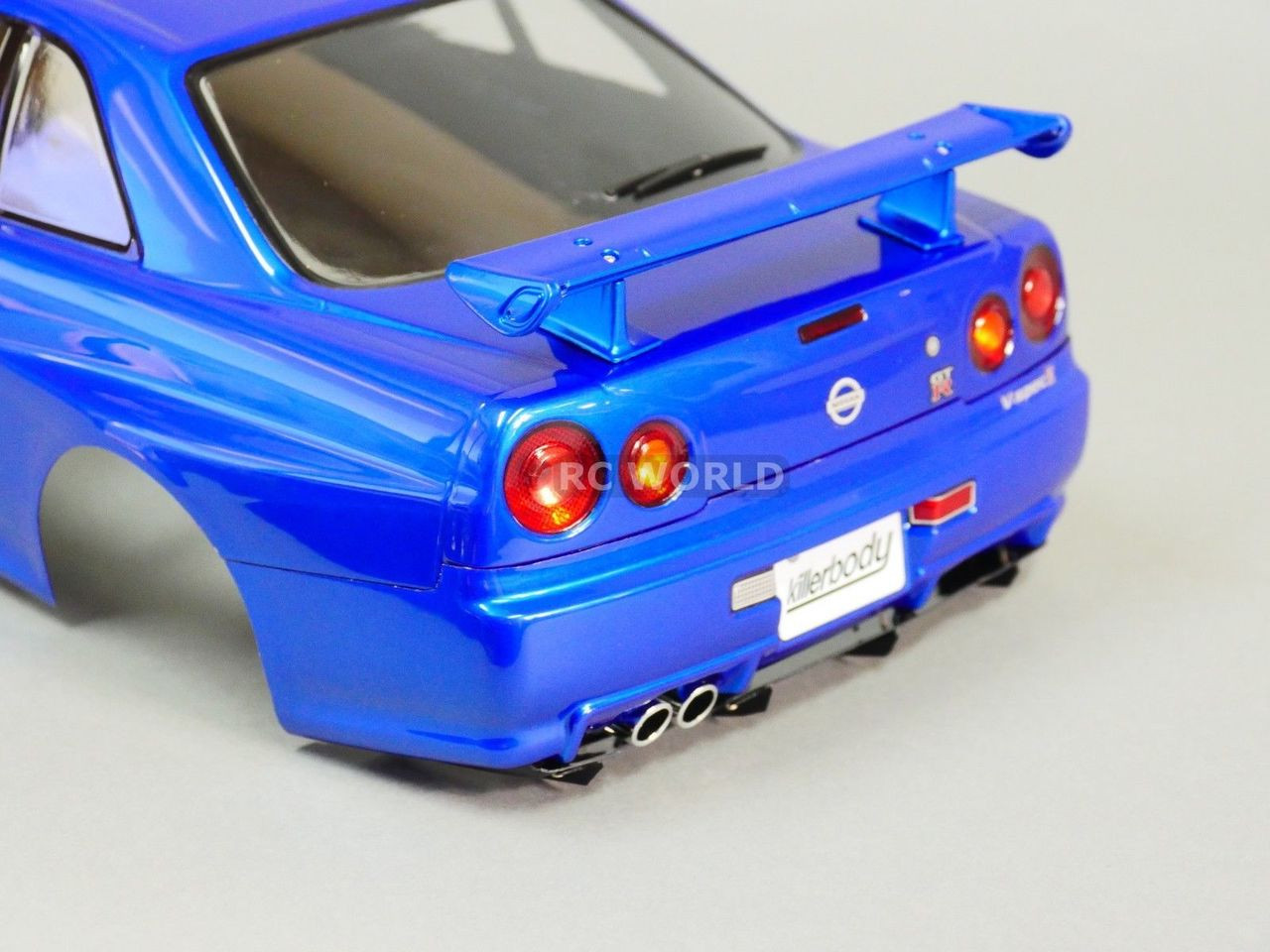 1/10 RC Car BODY Shell NISSAN SKYLINE R34 190mm *FINISHED* WHITE
