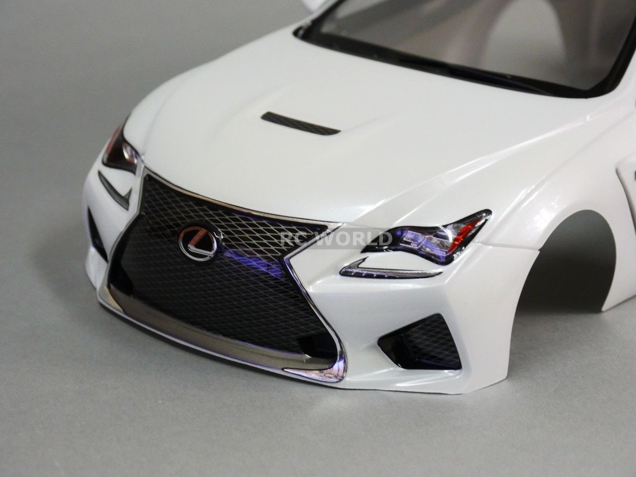 1/10 RC Car BODY Shell LEXUS RC F 190mm *FINISHED* PEARL WHITE