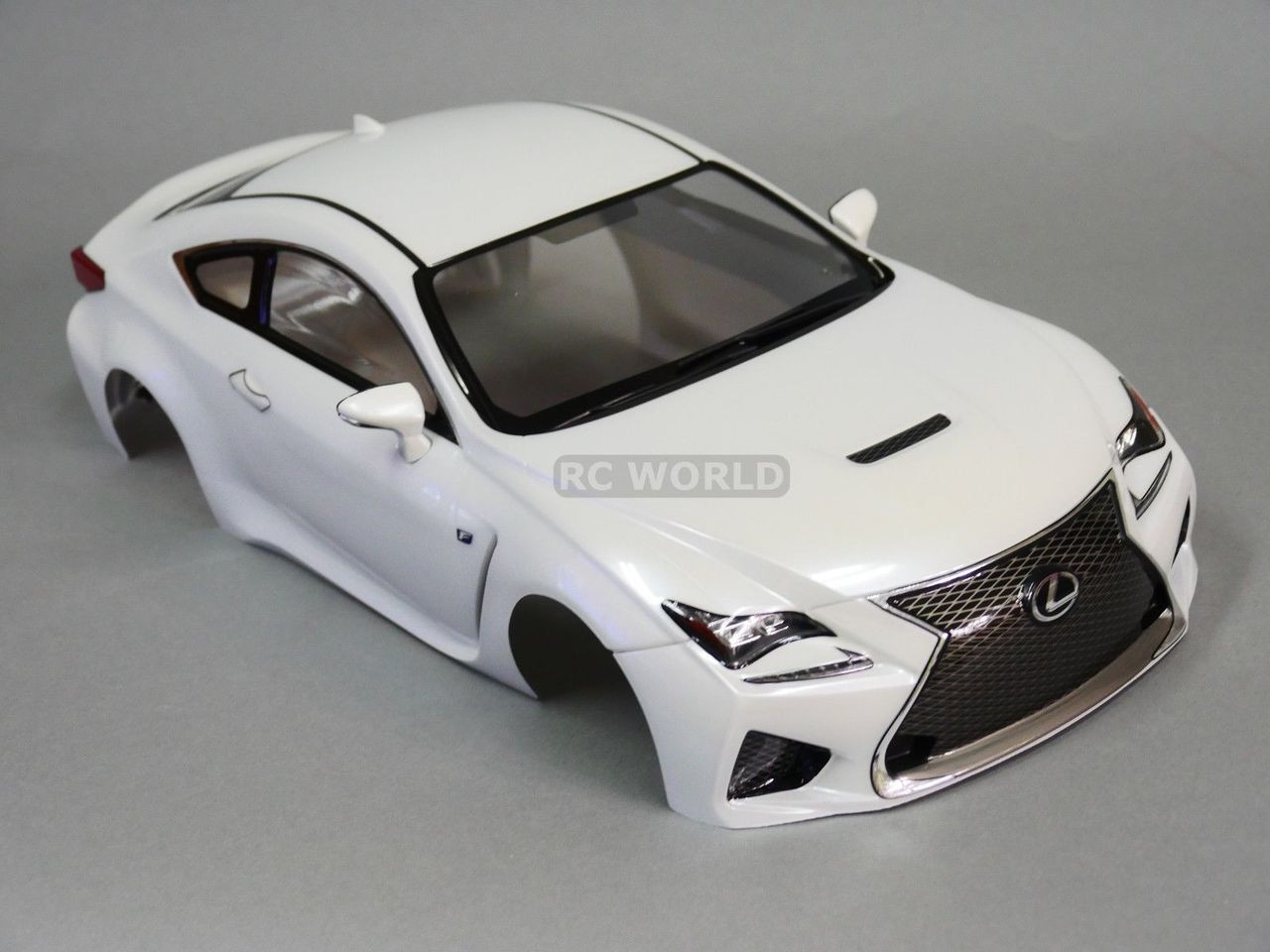 1/10 RC Car BODY Shell LEXUS RC F 190mm *FINISHED* PEARL WHITE 