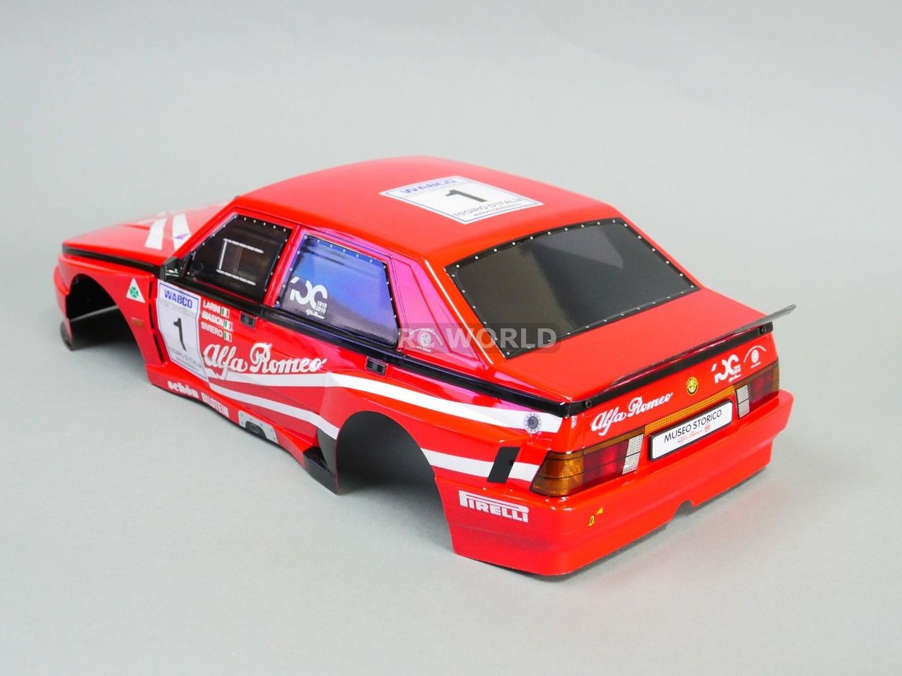 1/10 RC Car BODY Shell ALFA ROMEO 75 TURBO EVO 190mm