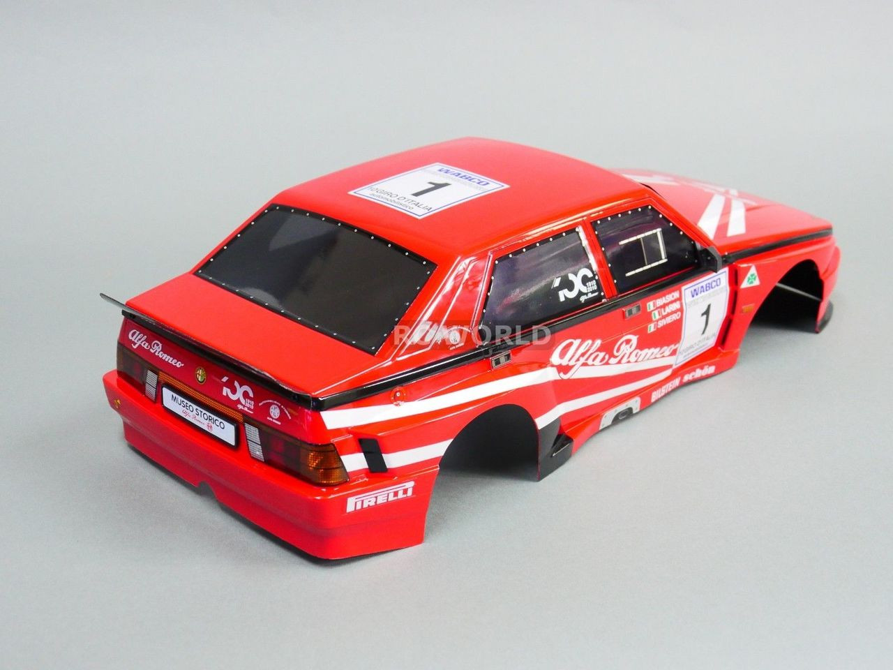 1/10 RC ボディ アルファロメオ 75 turbo evoluzione killer body製