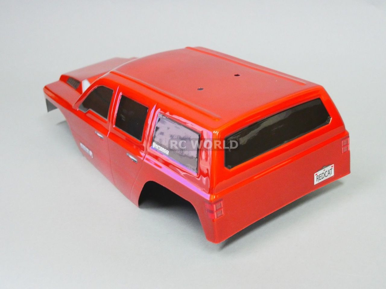 1/10 RC Truck CRAWLER Body SHELL Painted + Finished Red Cat