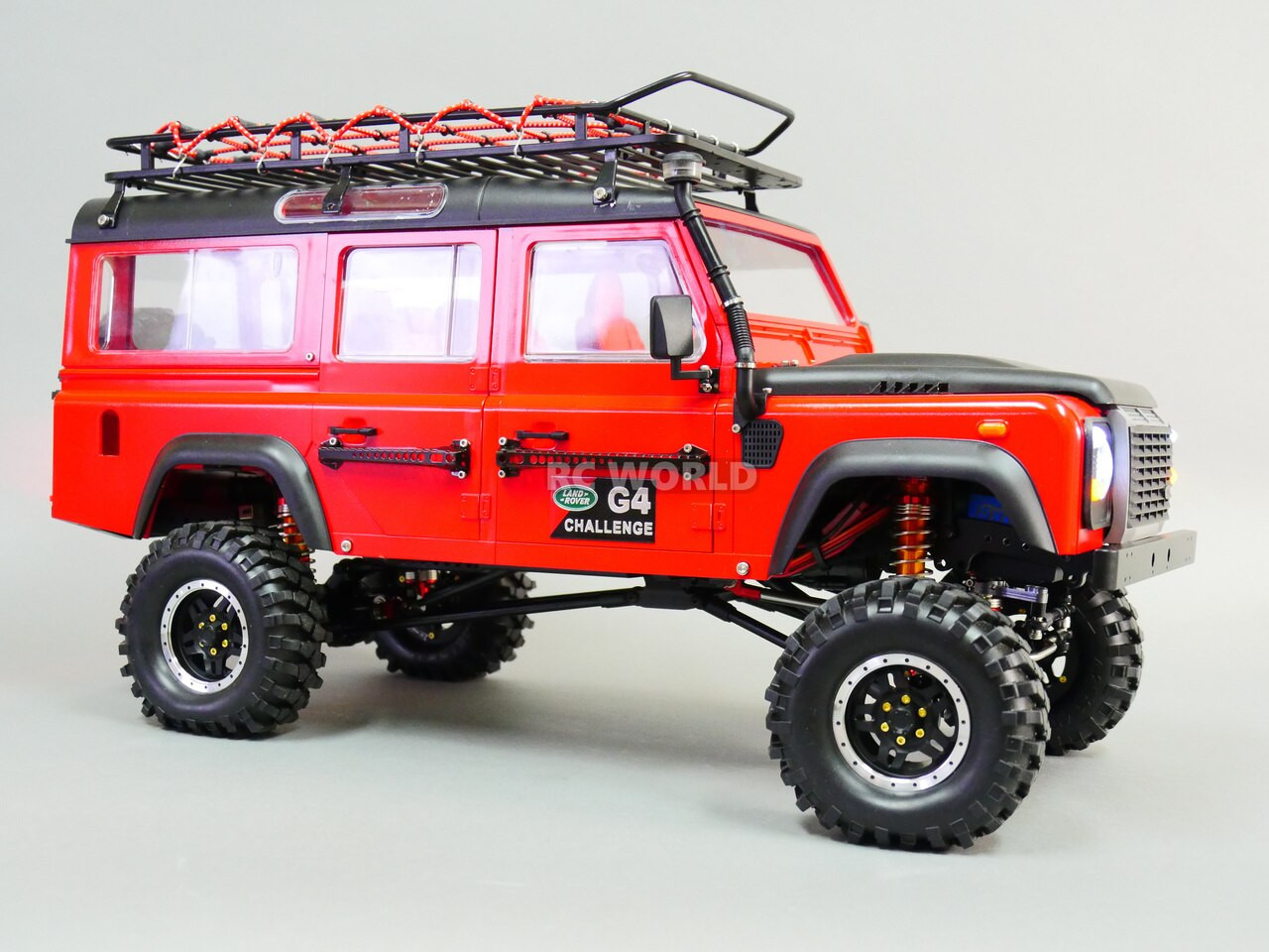 RC 1/10 Land Rover DEFENDER 110 Wagon Hard Body w/ Interior *WHITE*