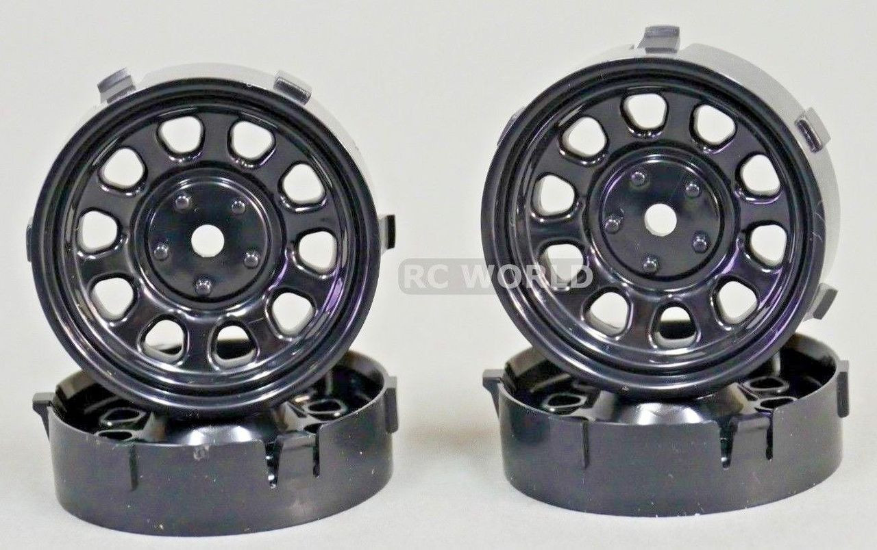 Tetsujin SUNFLOWER Rim INSERTS Disk Adjustable Offset - BLACK