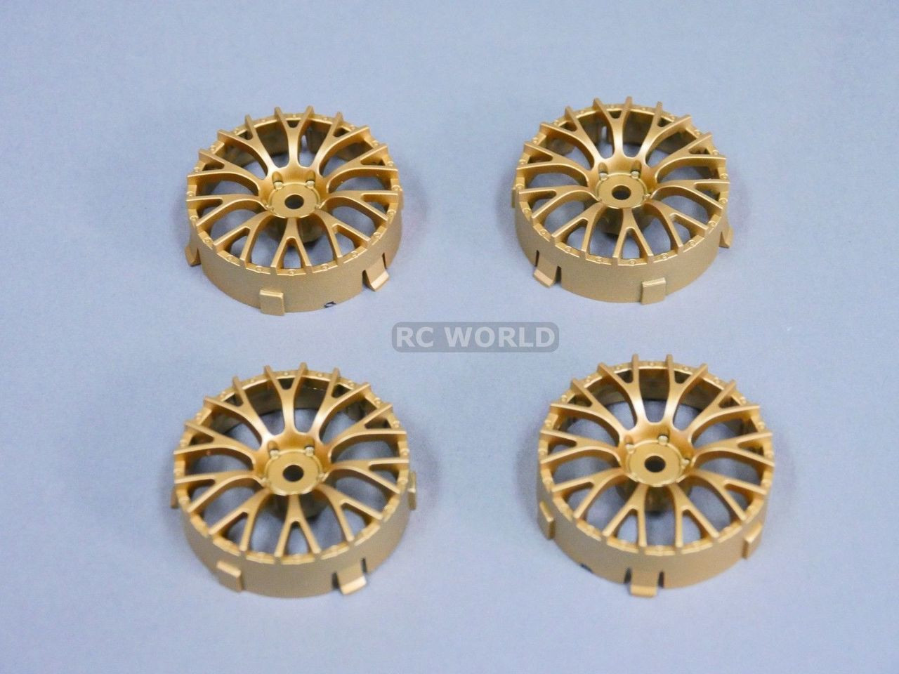 Tetsujin DAISY RC Car 1/10 Wheels GOLD Adjustable Offset 3-6-9mm