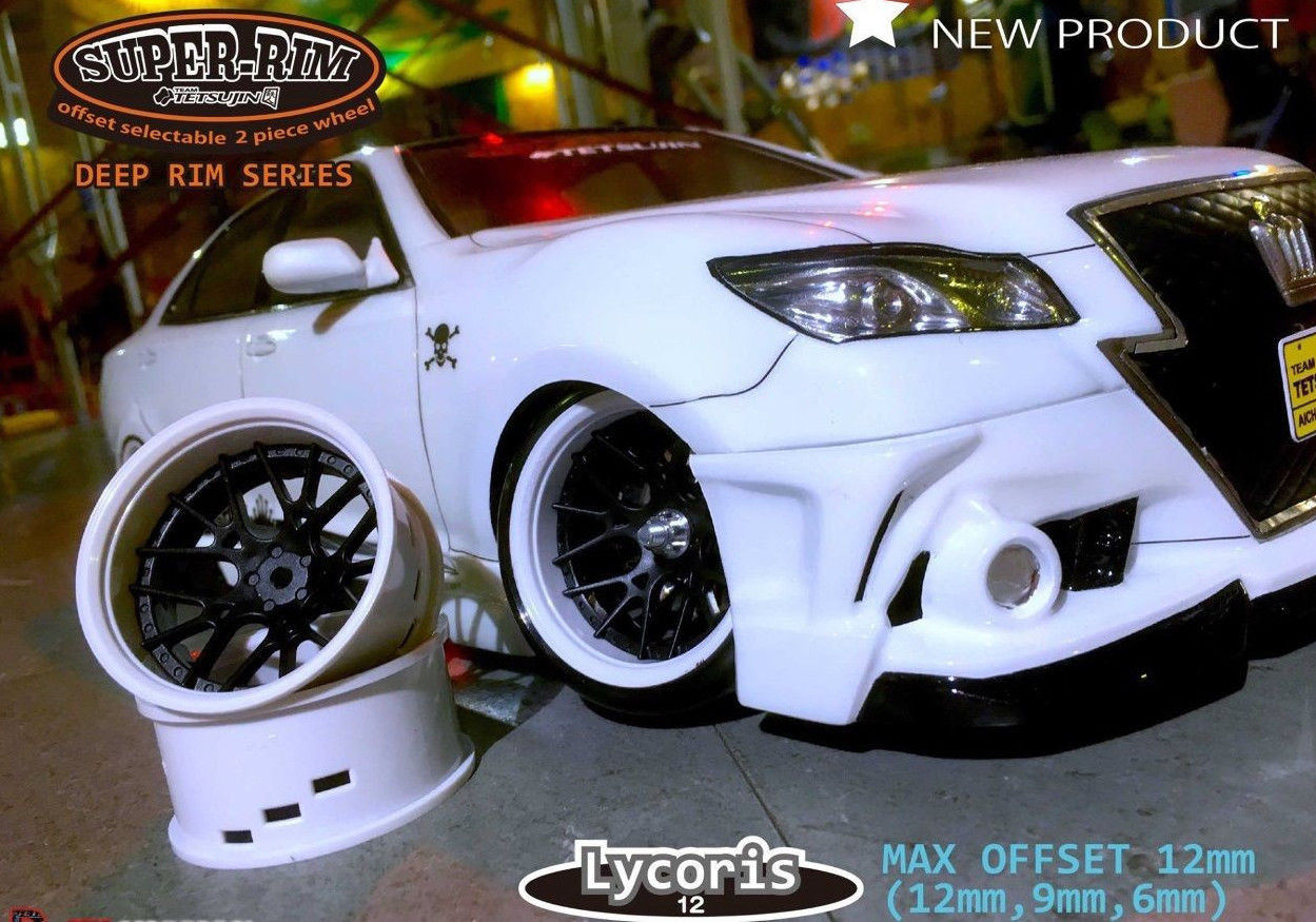キムライズム Trignal セット Tetsujin Wheels LYCORIS Inserts Adjustable Offset 3-6-9mm -RED- (4