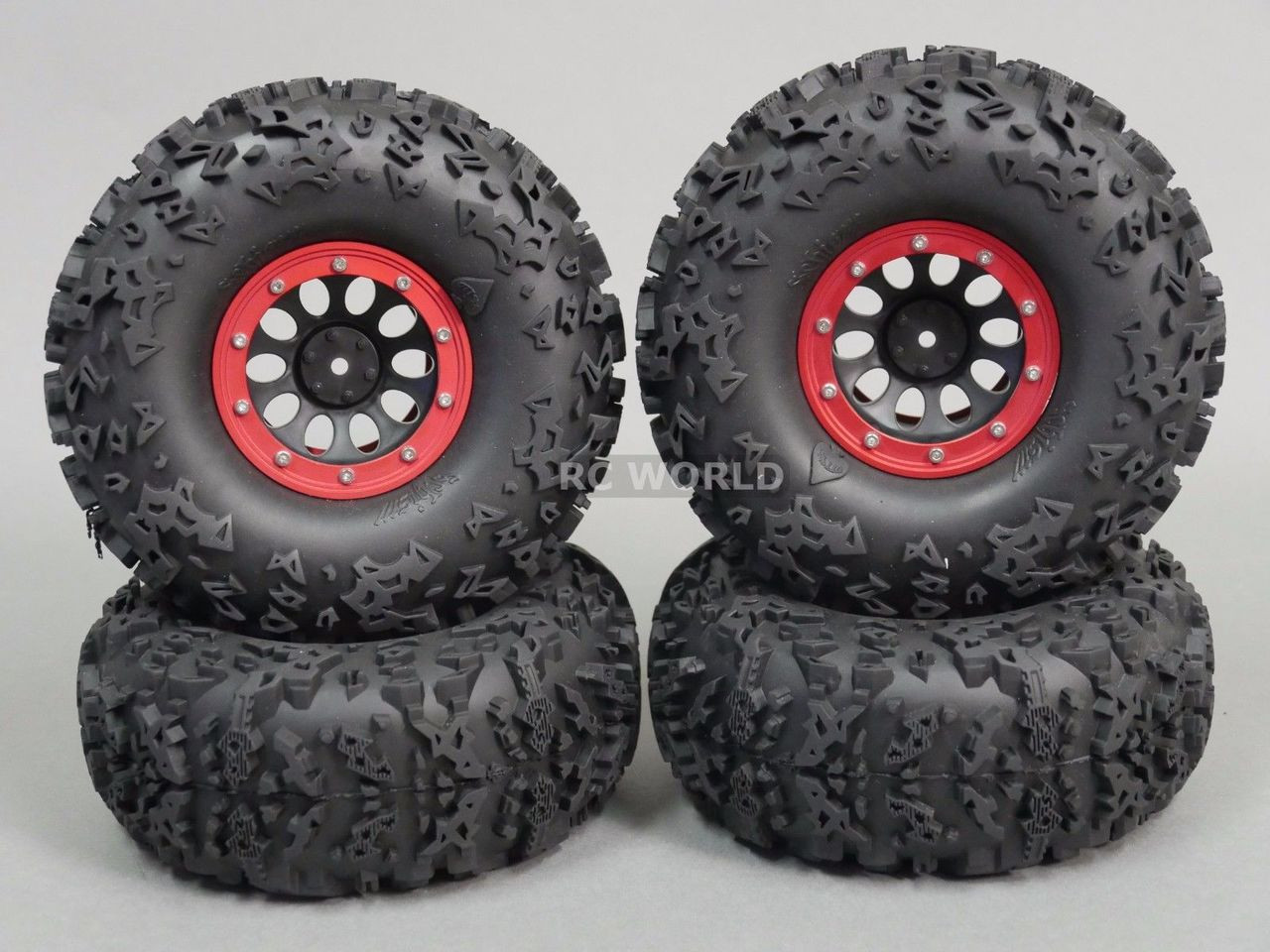 Palumma Cerchi Beadlock In Alluminio Per TRX4M | Set 4 Mozzi Ruota RC Per SCX24 1/18 Grigio