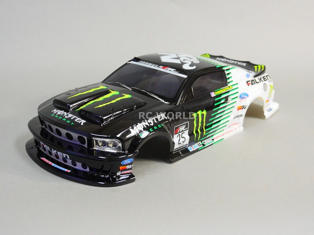 MST フォード マスタング カスタム RCカー 1/10 Custom RC 1/10 Drift FORD MUSTANG Monster Energy AWD Belt