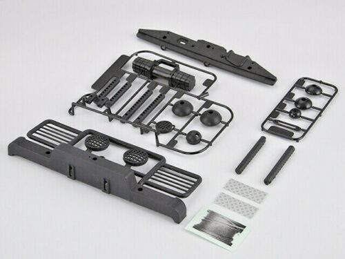 Traxxas TRX-4 Defender BUMPER SET w/ Winch + Rear Bumper BLACK
