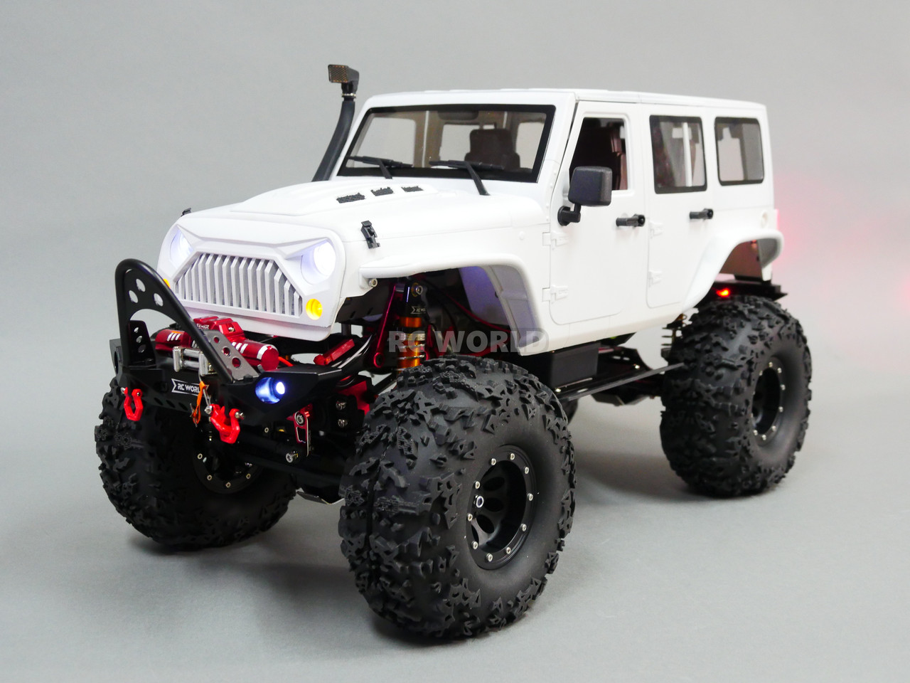 Custom Built 1 10 Rc Jeep Wrangler Rubicon V8 Rock Crawler 8 4
