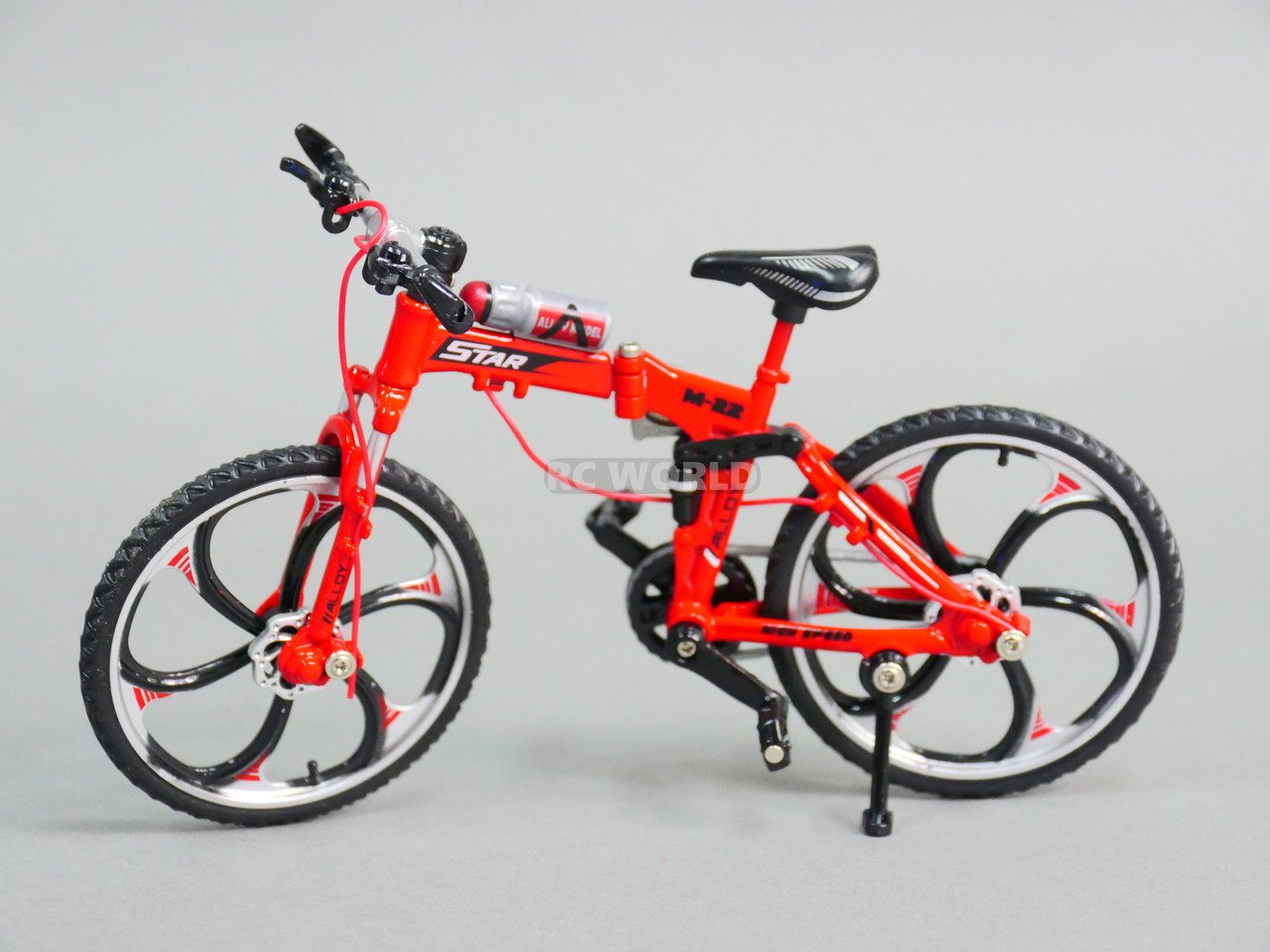 RC 1/10 Scale MOUNTAIN BIKE W/ Moving Parts RED