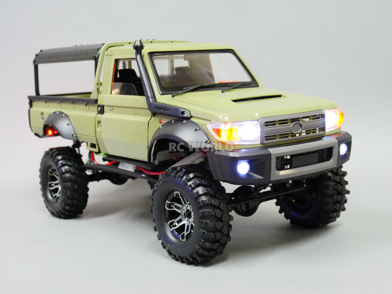 Rc4wd 1 10 Toyota Land Cruiser Lc70 4x4 Truck 8 4v W Led Lights Interior Rtr