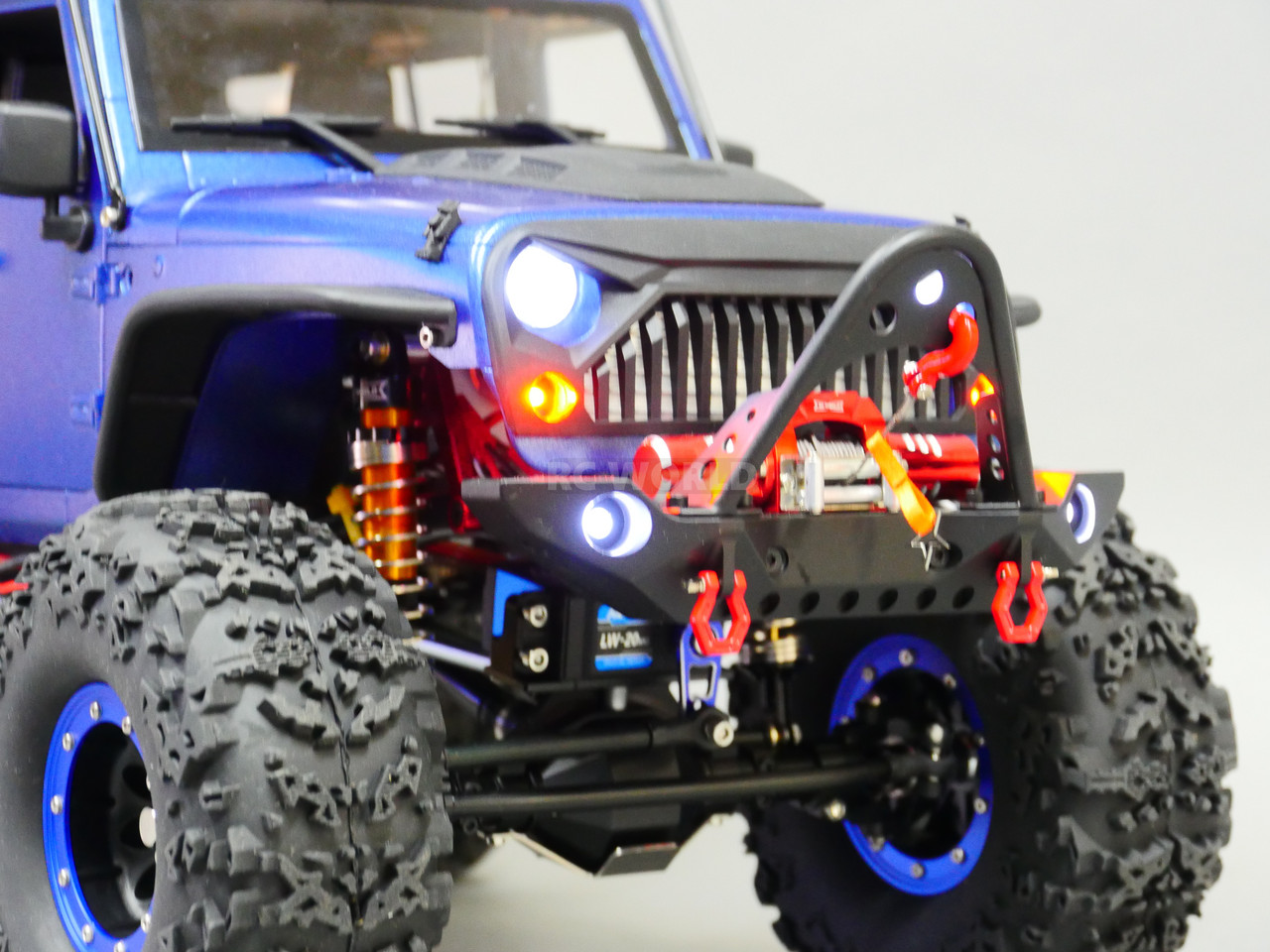 ホビーラジコン Rock Crawler Jeep Wrangler Rubicon 1/10 RC JEEP WRANGLER RUBICON 2-SPEED Rock Crawler 8.4V *RTR* BLACK