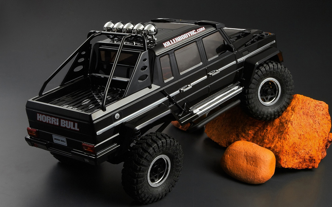 KillerBody HORRIBULL RC Truck Body Shell SILVER