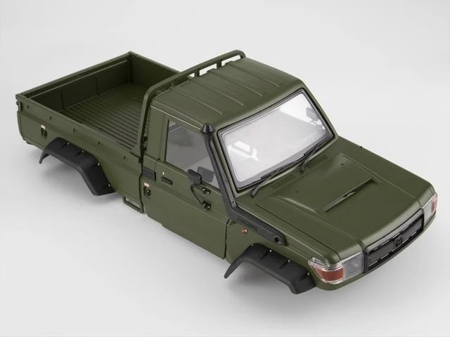 RC 1/10 Truck HARD Body TOYOTA LAND CRUISER LC70 323MM GREEN #48733