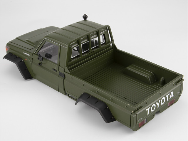 RC 1/10 Truck HARD Body TOYOTA LAND CRUISER LC70 323MM GREEN #48733