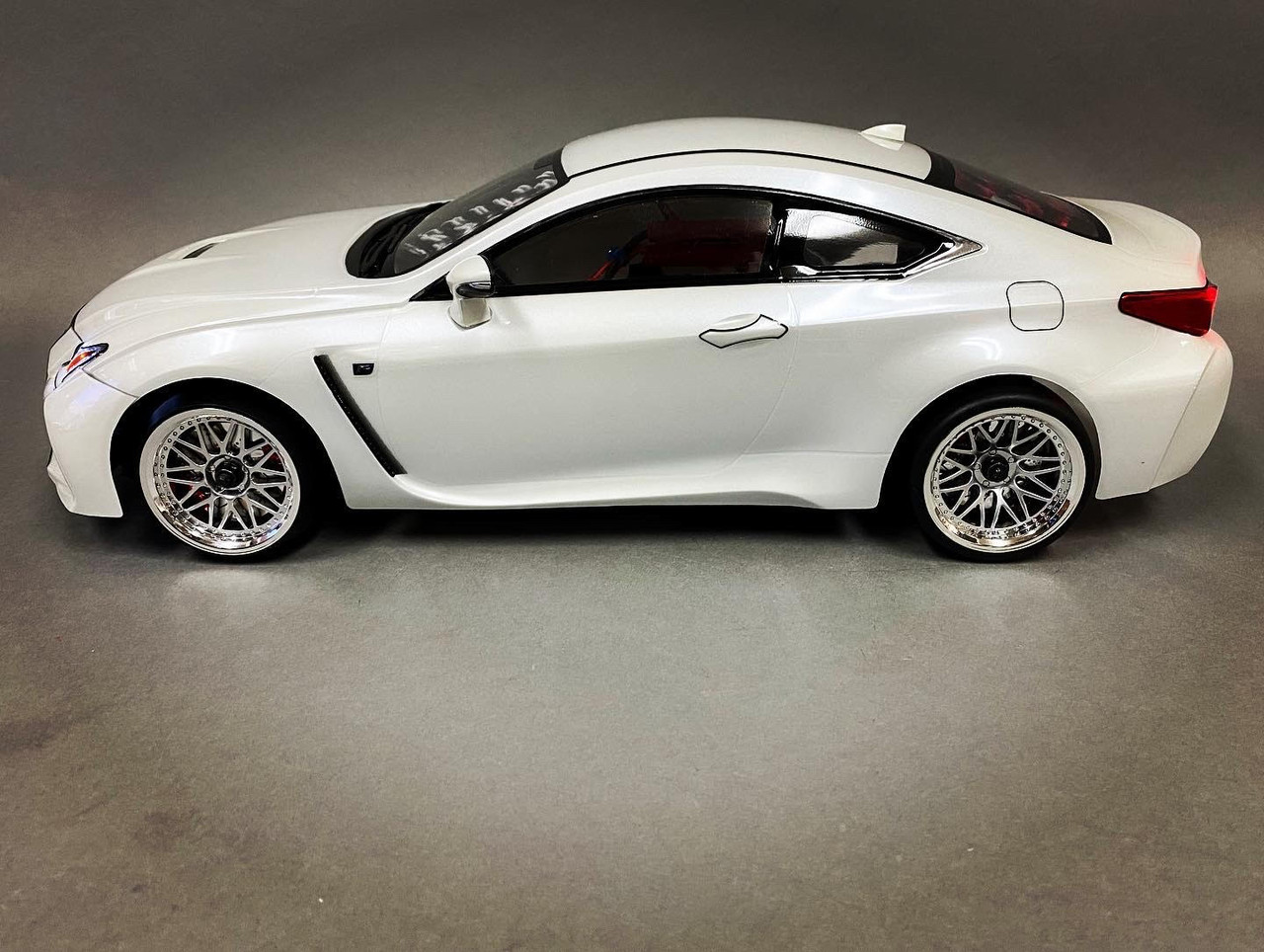 Custom RC 1/10 Drift LEXUS RCF AWD DRIFT Car RTR W/ LED White