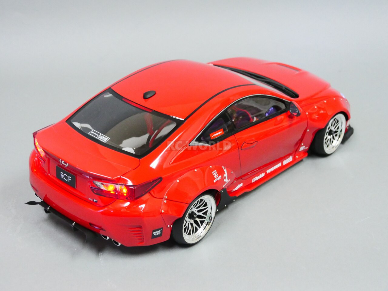 1/10 Rocket Bunny WIDE Kit LEXUS RCF Drift Wide Body Kit -CLEAR-