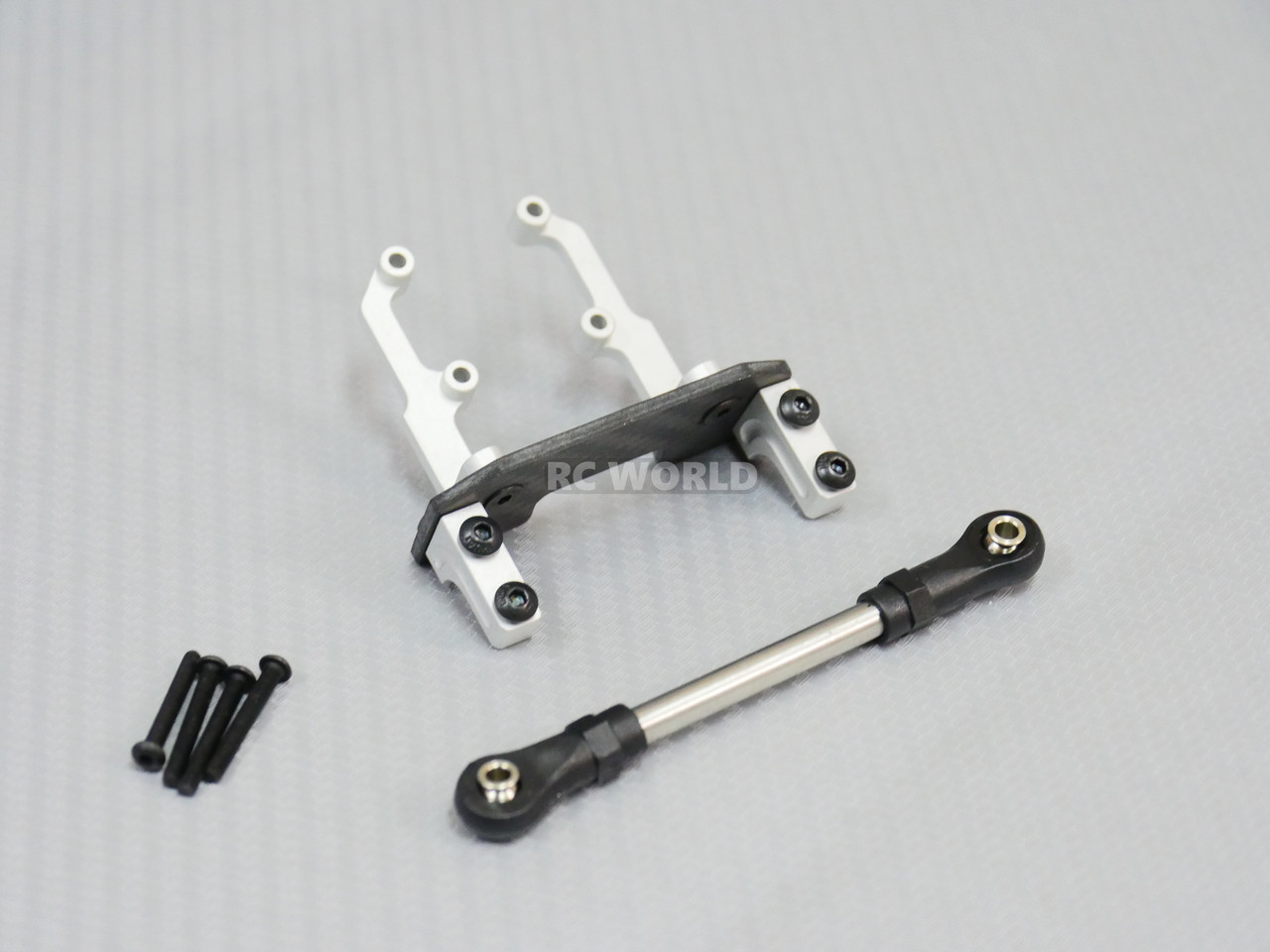 Support de liaison de servo de voiture RC en alliage d'aluminium