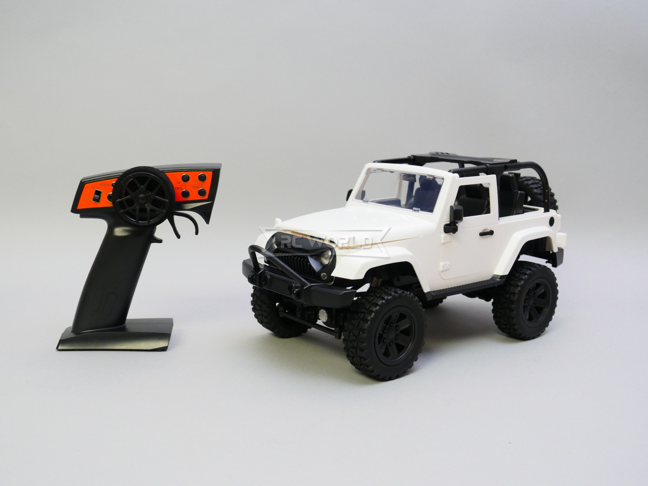 RC 1/14 Jeep Wrangler Rubicon 4x4 *RTR* Orange Hard Top
