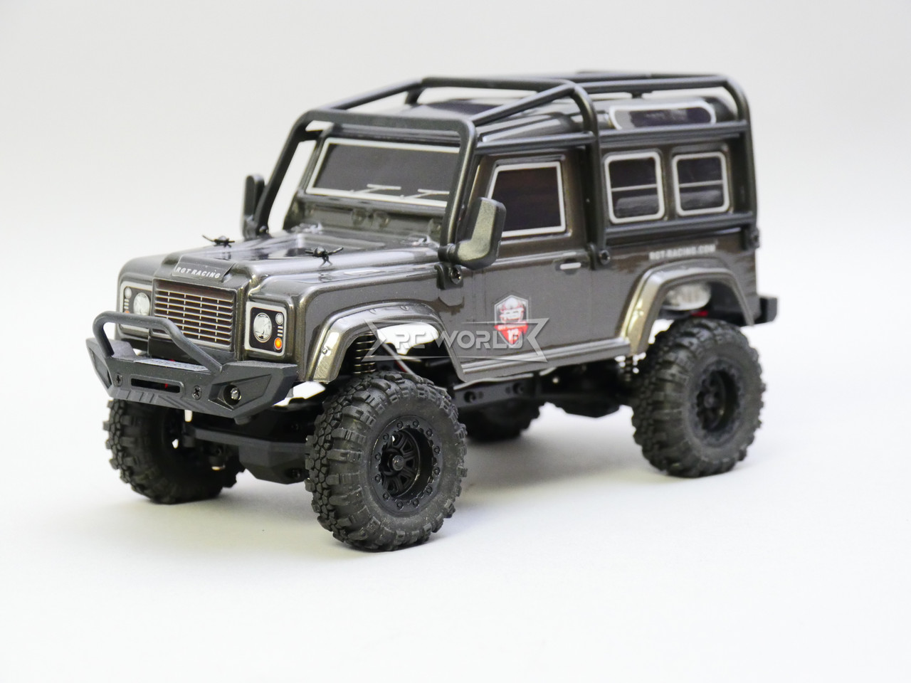 RC 1/24 Micro Land Rover D90 4X4 RC Rock Crawler *RTR* Red