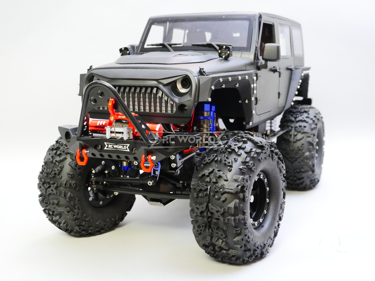 1/10 RC JEEP WRANGLER RUBICON 2-SPEED Rock Crawler 8.4V *RTR* BLACK