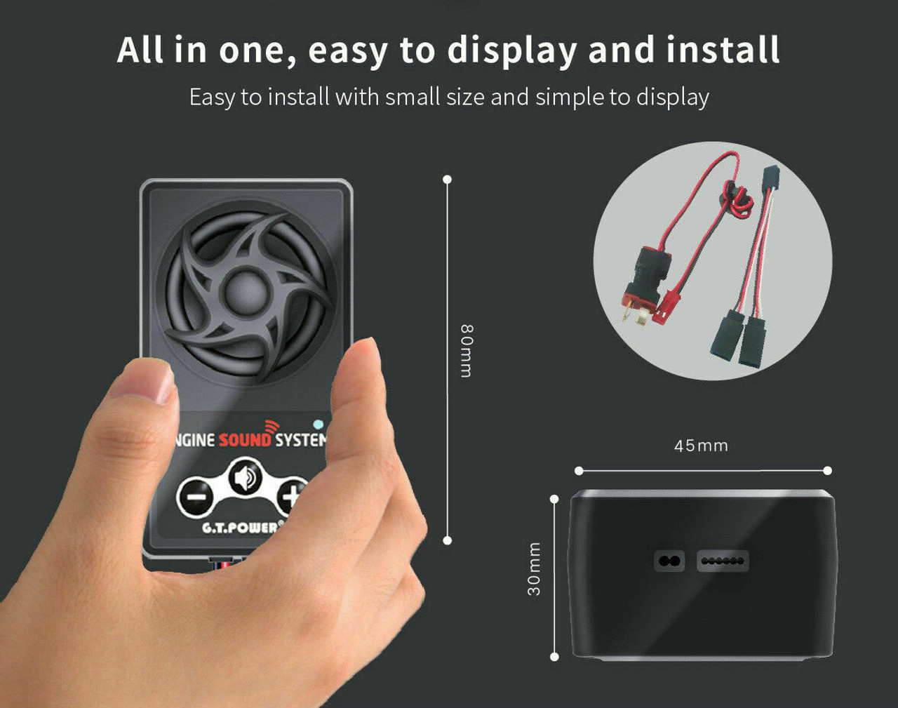 G.T Power Engine Sounds + LED Lights System For Cars + Trucks 58