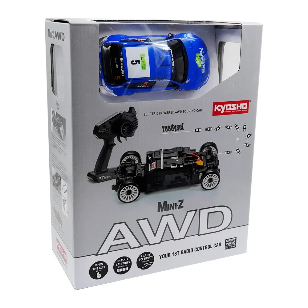 Kyosho RC Mini Z 2008 SUBARU IMPREZA AWD WRC -RTR- #32657WR