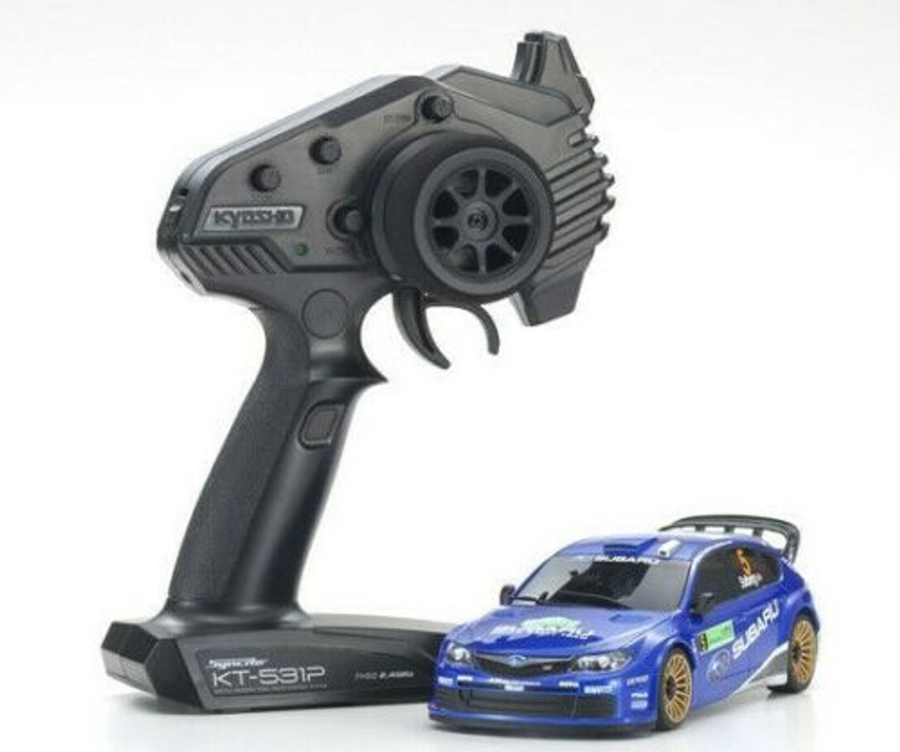 Kyosho RC Mini Z SUBARU IMPREZA WRC 2008 AWD -RTR- BLUE