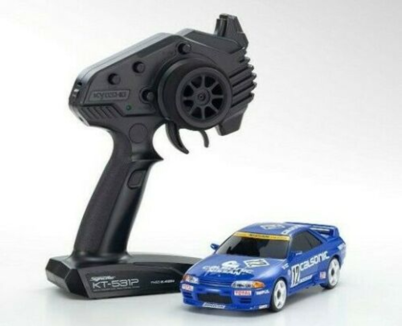 Kyosho RC Mini Z NISSAN SKYLINE CALSONIC GTR R32 AWD -RTR- BLUE